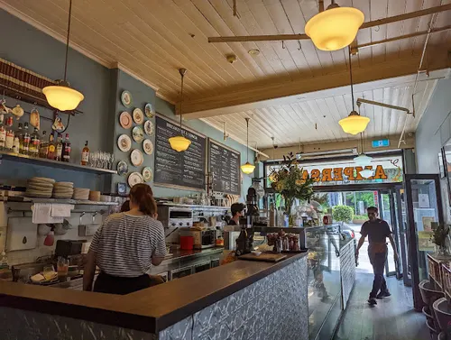 Ampersand Cafe & Bookstore.
